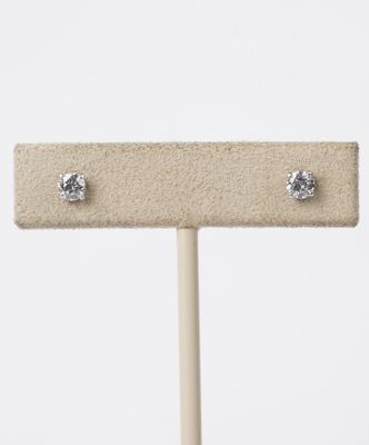 NET- 14KW .48ctw H-I/SI2 Round Diamond Stud Earrings