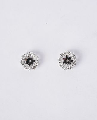 DETX- 14KW 1.57g 1.00ctw Round Diamond Earring Jackets