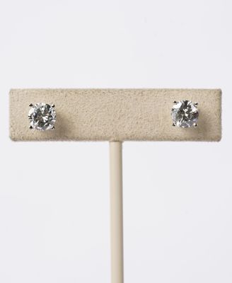 2.00ctw I - SI1-SI2 Round Diamond Stud Earrings