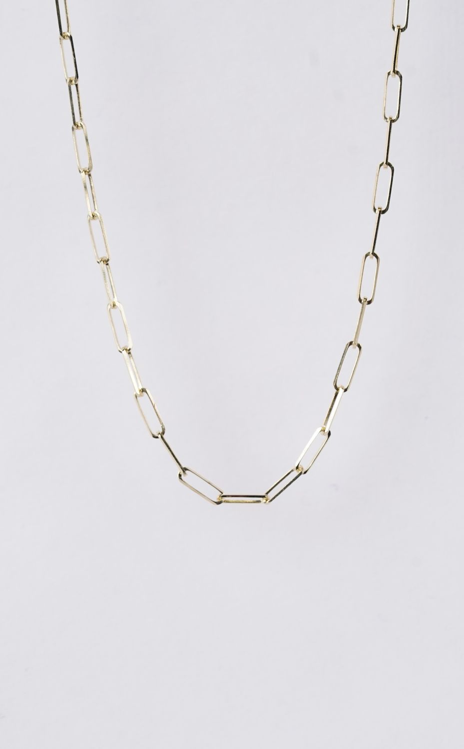 ADT- 14KY 2.27g Small Paperclip Chain 18"