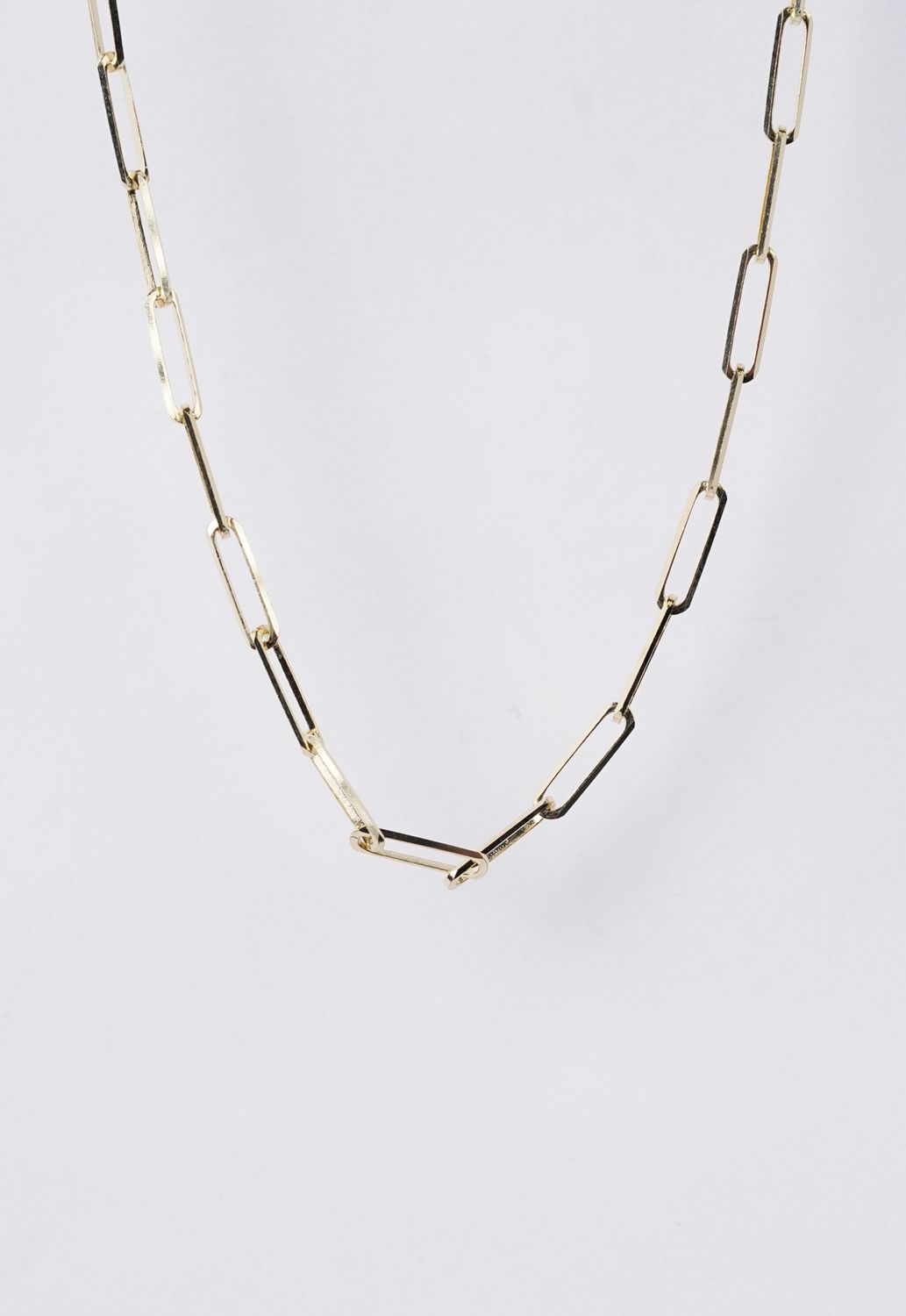 ENEX- 14KY 5.07g Medium Paperclip Chain 20"