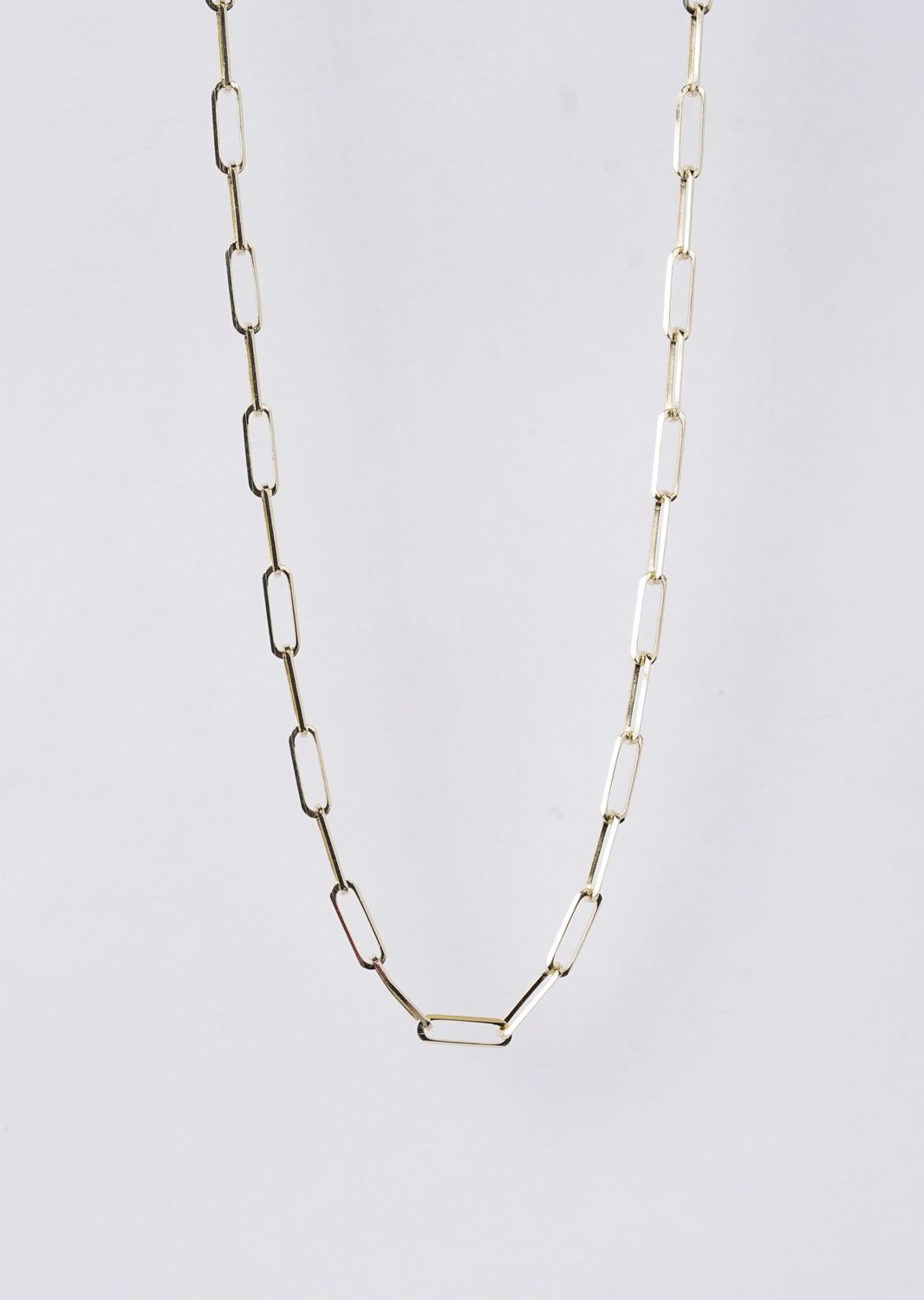 ARN- 14KY 2.5g Small Paperclip Chain 20"