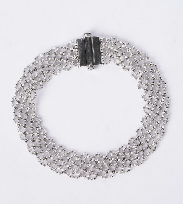 IBEX- 14KW 14.94g Gold Mesh Bracelet 8"