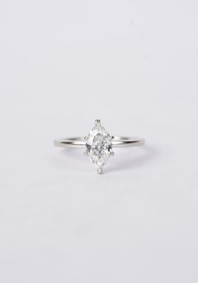 VRTT- 14KW 2.43g 1.02ct I/VVS2 GIA Marquise Diamond Solitaire Engagement Ring (size 6)