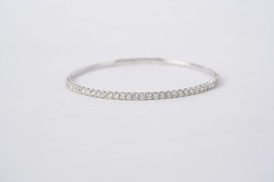 VETTX- 14KW 7.14g 2.00ctw Diamond Flex Bangle Bracelet