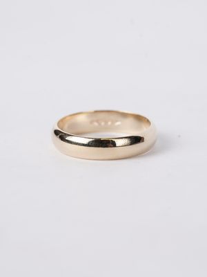 AETX- 14KY 4.27g 5mm Half Round Men's Band (size 9)