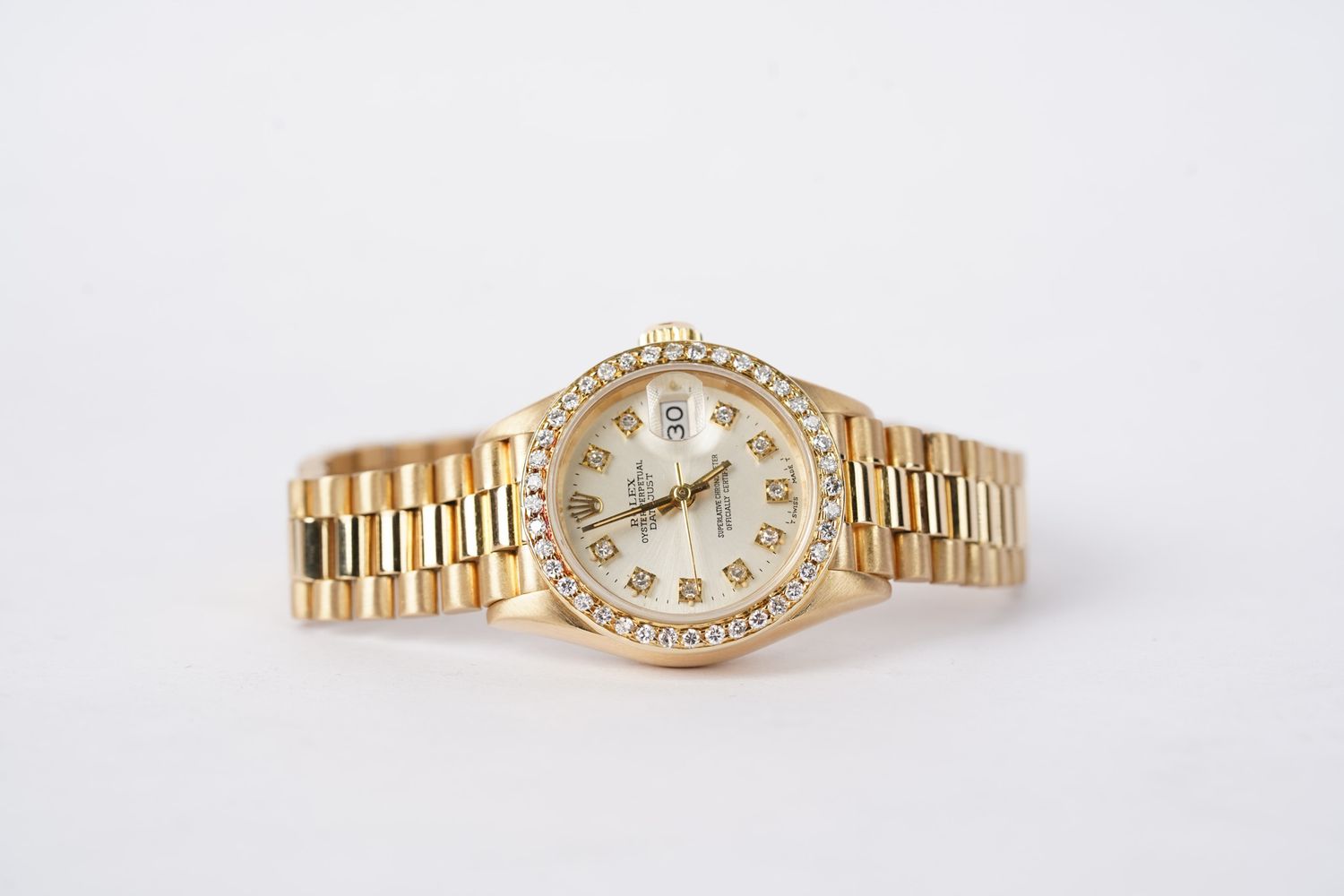 18KY 26mm Rolex Ladies President