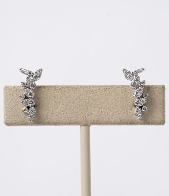 VIE- 14KW 2.08g .35ctw Diamond Earring Climbers