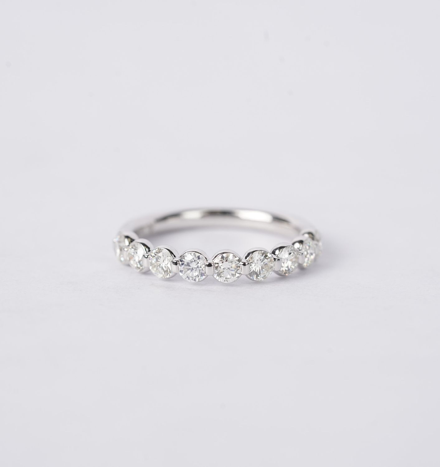 VTEE- 14KW 2.75g 1.00ctw Diamond Single Prong Band (size 6.5)