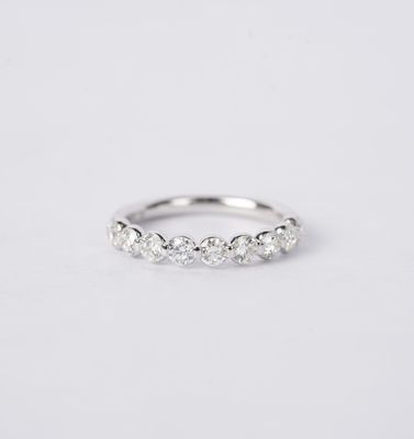 VTEE- 14KW 2.75g 1.00ctw Diamond Single Prong Band (size 6.5)