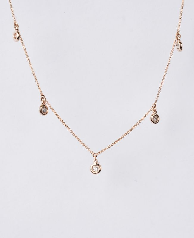 Diamond By The Yard Necklace