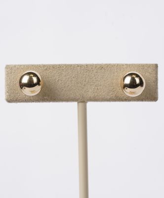 8mm Gold Ball Stud Earrings in 14k Yellow Gold