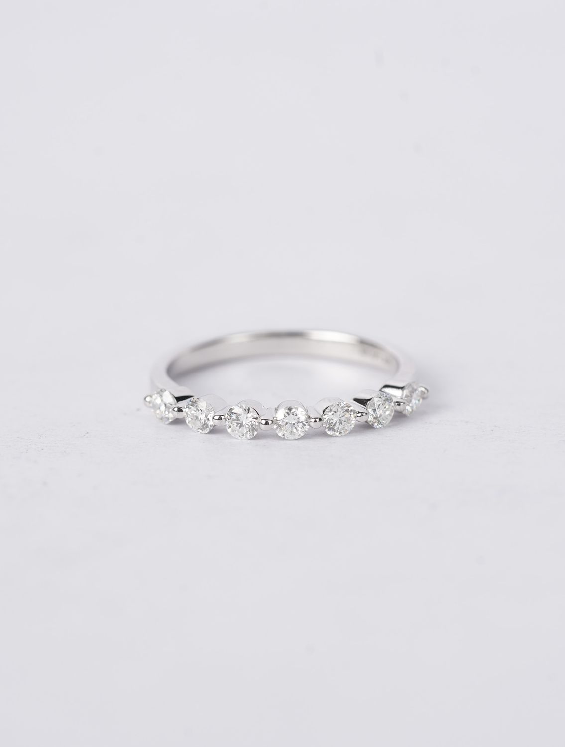 .50 Carat Diamond Stackable Band in 14k White Gold