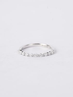 .31 Carat Diamond Stackable Band in 14k White Gold