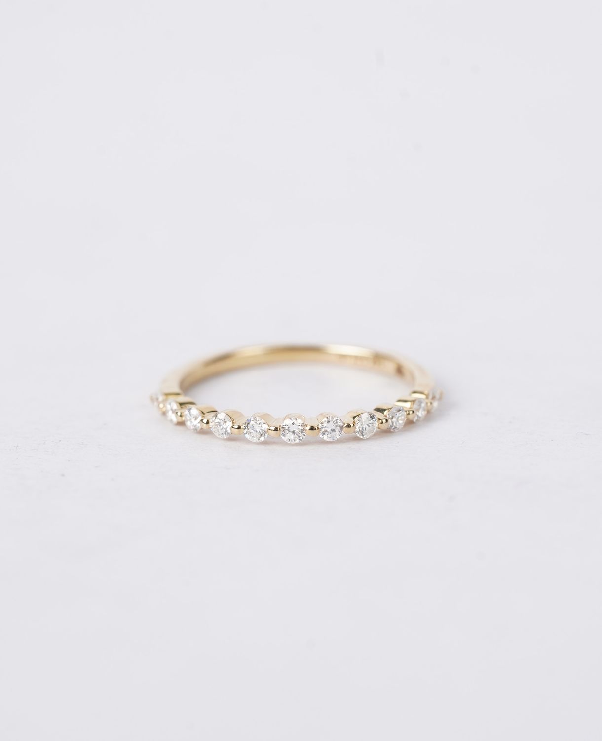 .31 Carat Diamond Stackable Band in 14k Yellow Gold