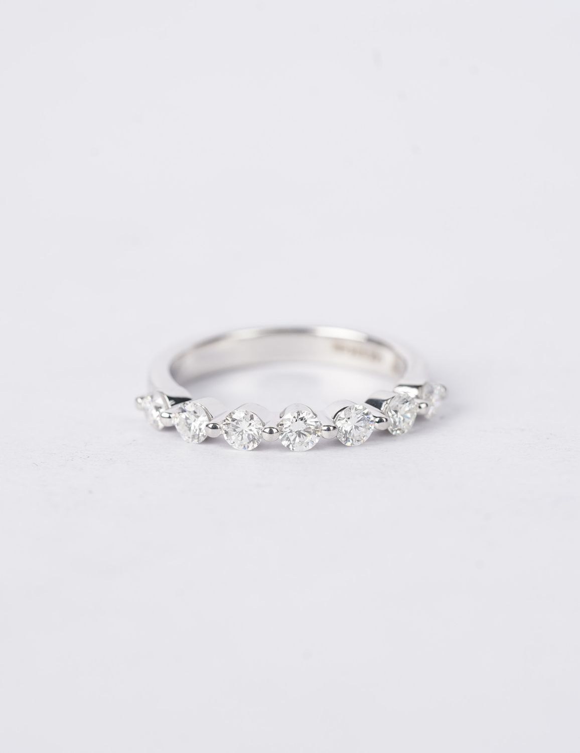 .75 Carat Diamond Stackable Band in 14k White Gold