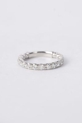 1.00 Carat Diamond Verragio Stackable Band in 14k White Gold 1.00 Carat Diamond Verragio Stackable Band in 14k White Gold