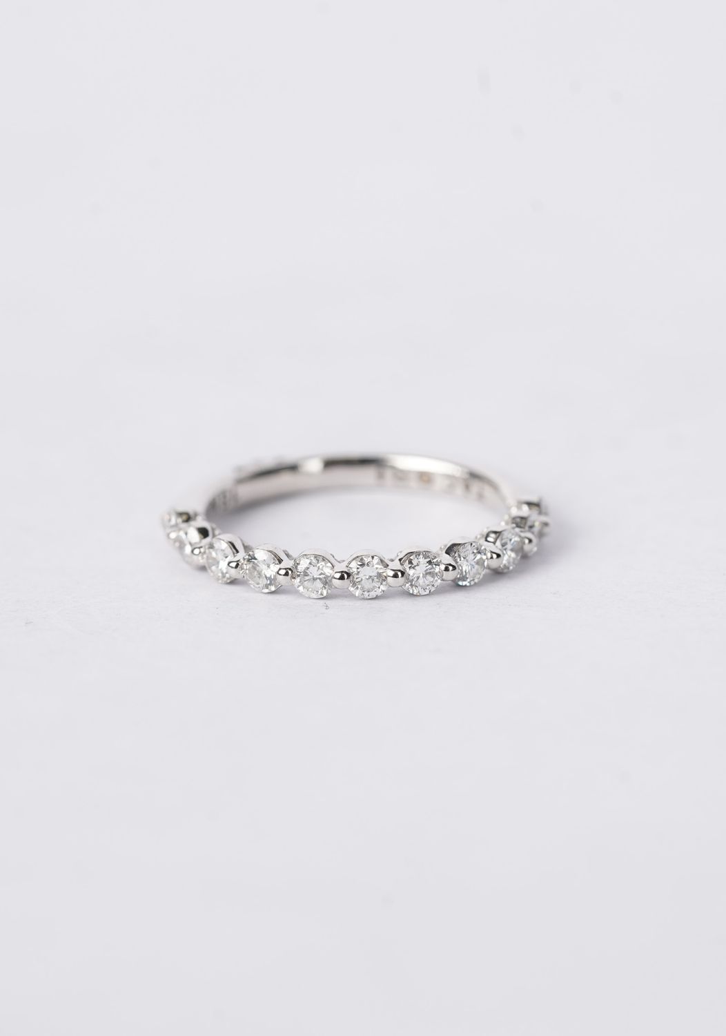 .55 Carat Diamond Tacori Stackable Band in 18k White Gold