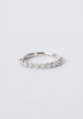 .55 Carat Diamond Tacori Stackable Band in 18k White Gold