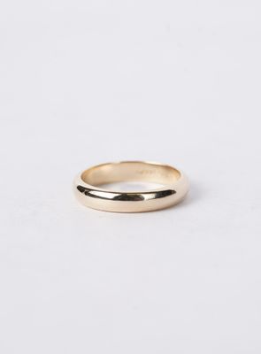 4mm Wedding Band in 14k Yellow Gold