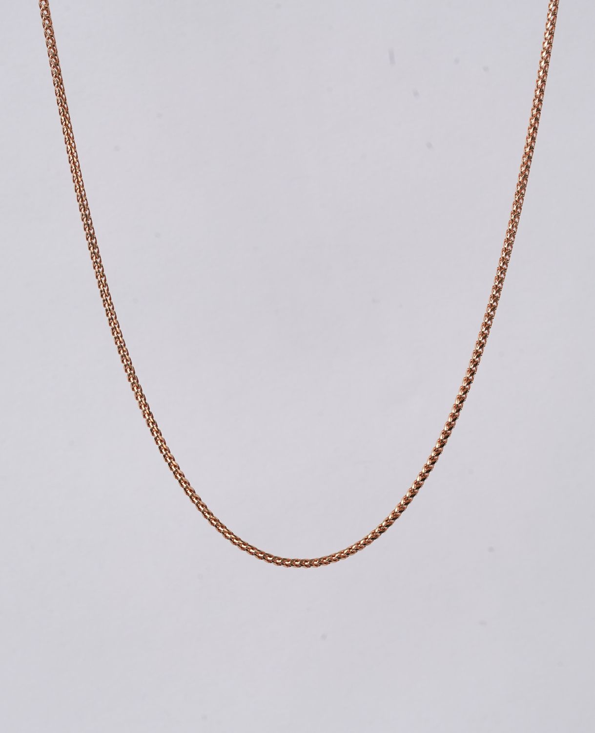 1.2mm Franco Chain in 14k Rose Gold | 22"