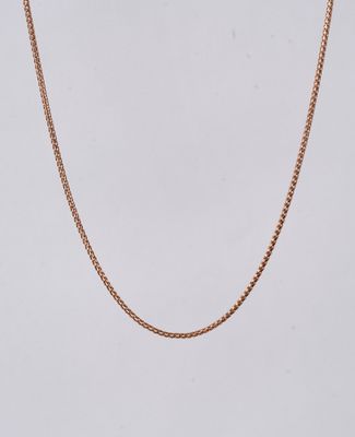 1.2mm Franco Chain in 14k Rose Gold | 22"