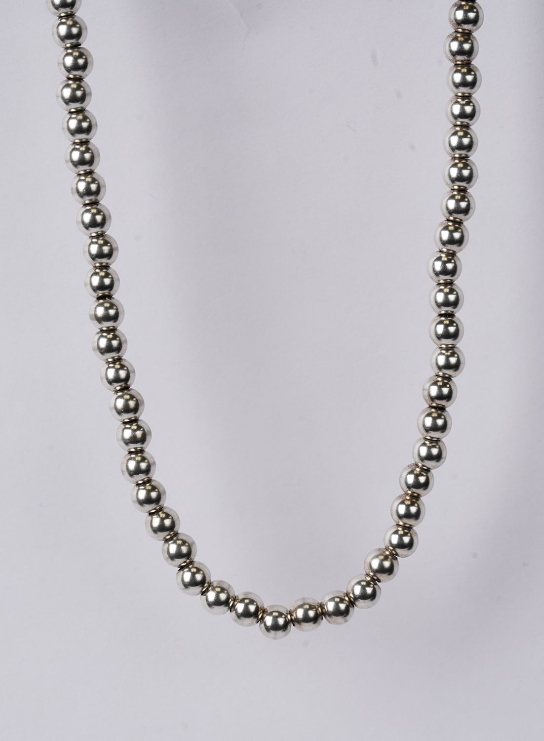 NBX- Sterling 36.47g Ball Fashion Necklace 18"