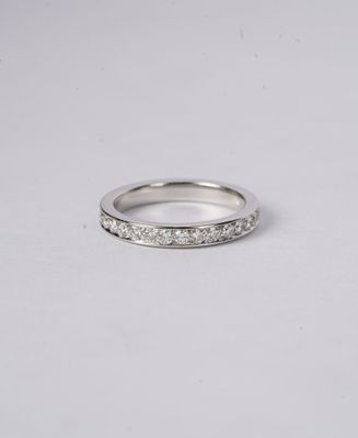 RTTX- 14KW 2.28g .75ctw Diamond Channel Set Eternity Band (size 4)