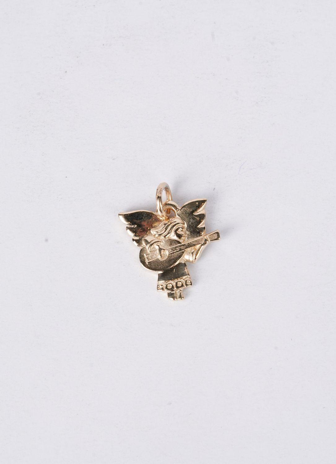14k Yellow Gold Angel Charm