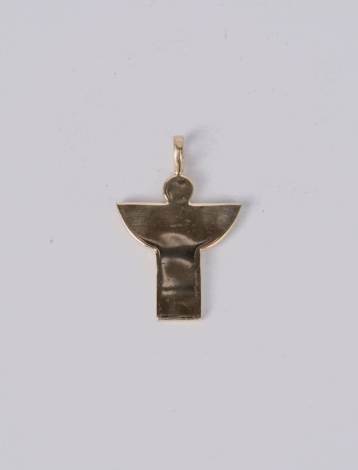 14k Yellow Gold Angel Charm