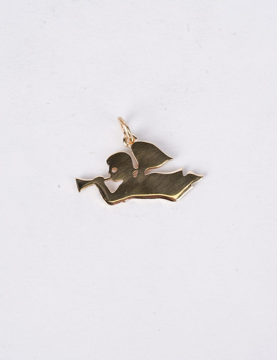 14k Yellow Gold Angel Charm