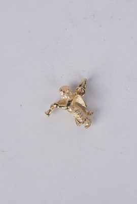 14k Yellow Gold Angel Charm