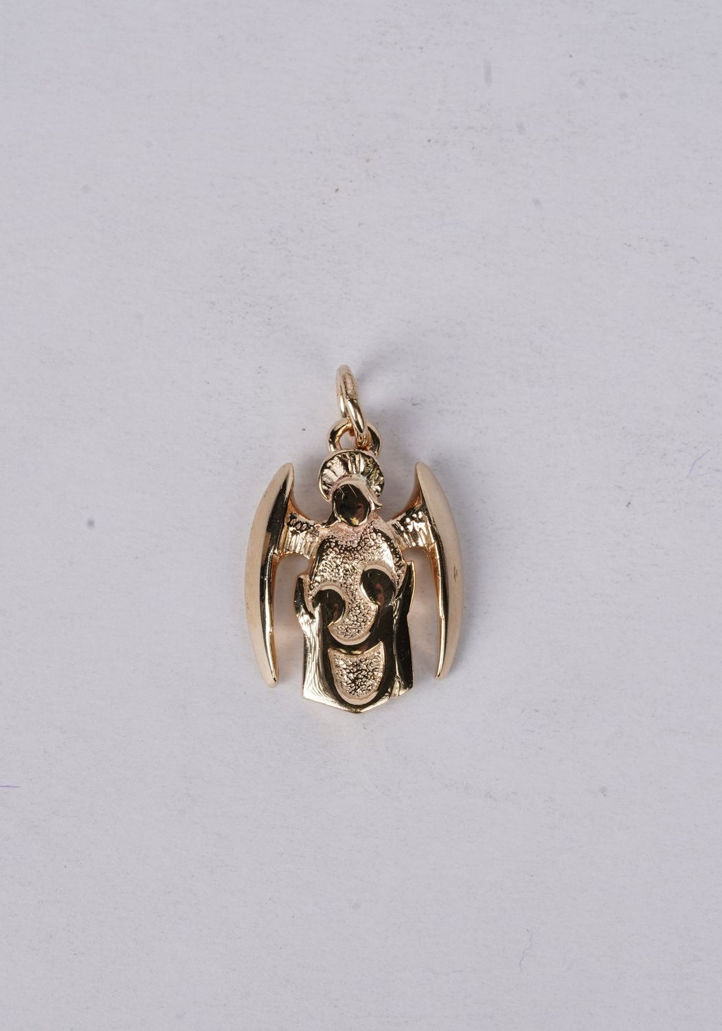 14k Yellow Gold Angel Charm