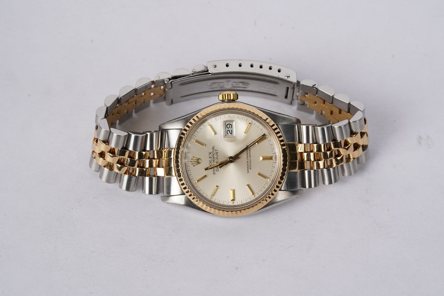 Rolex 36mm Two Tone Datejust with Jubliee Band