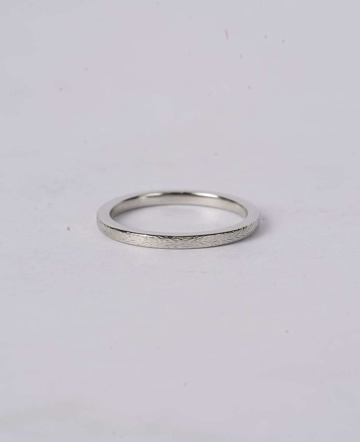 RDTX- Platinum 3.67g Engraved Stackable Band (size 7)