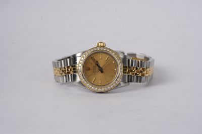 VBET- Rolex 26mm Two Tone Ladies Oyster Perpetual
