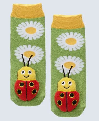 Messy Moose Ladybug Socks