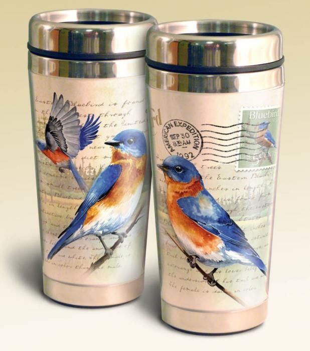 Bird Stainless Steel Travel Mug