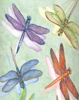 Stainless Steel Dragonfly Travel Mug