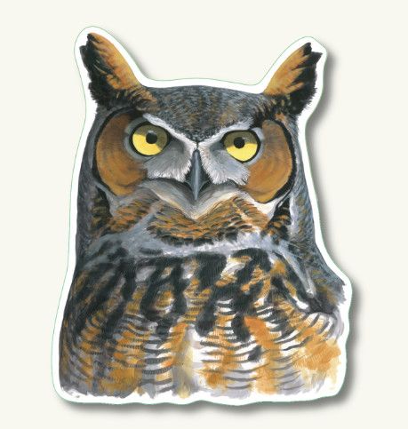 Great Horned Owl Sticker