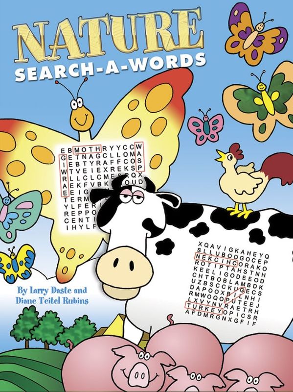 Nature Search-A-Words Coloring Book