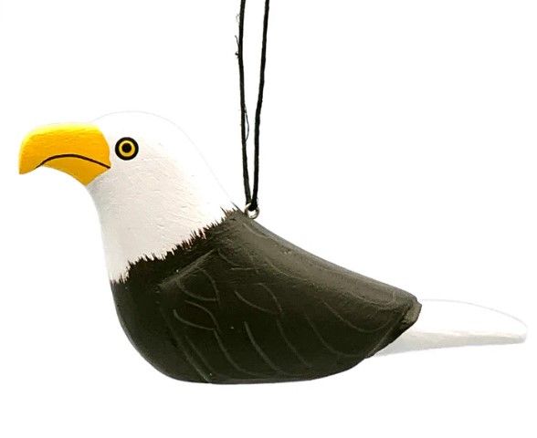 Balsa Wood Ornament - Bald Eagle