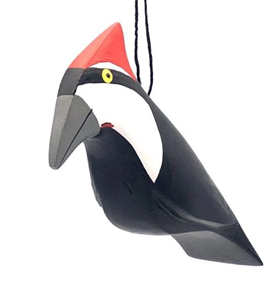 Balsa Wood Ornament - Pileated Woodpecker