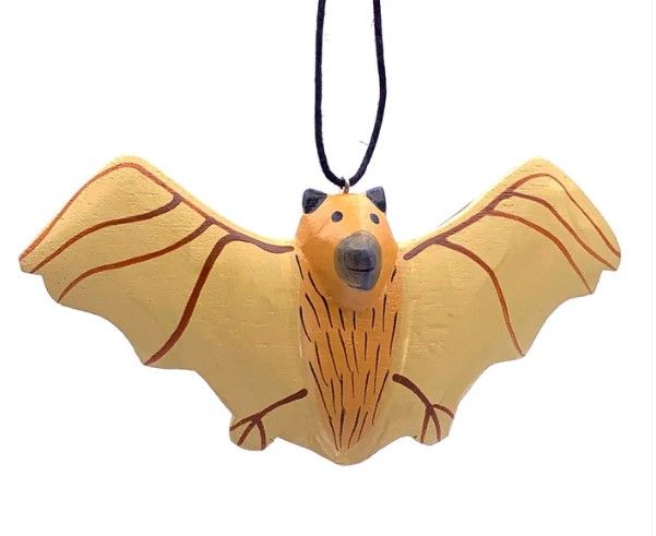 Balsa Wood Ornament - Bat