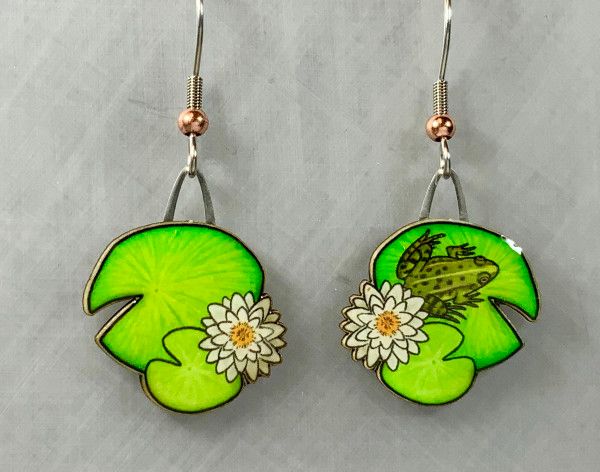 Jabebo - Water Lilies and Frog