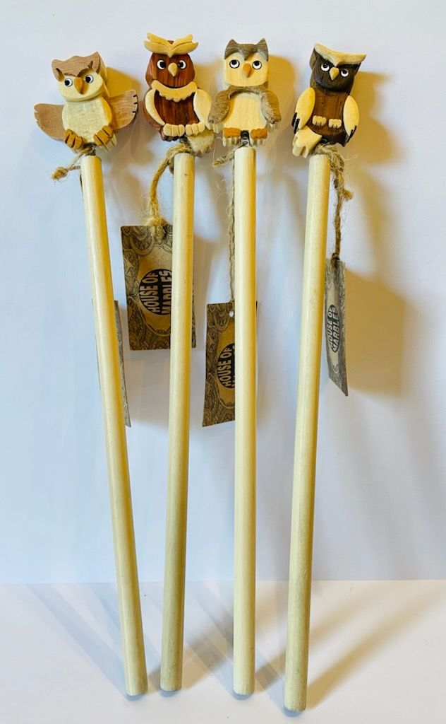 Wooden Pencil, Style: Owl
