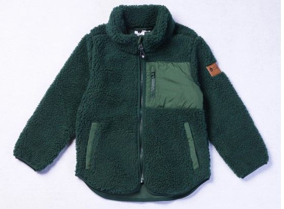 Oaki Sherpa Jacket, Color: Green, Size: 2T