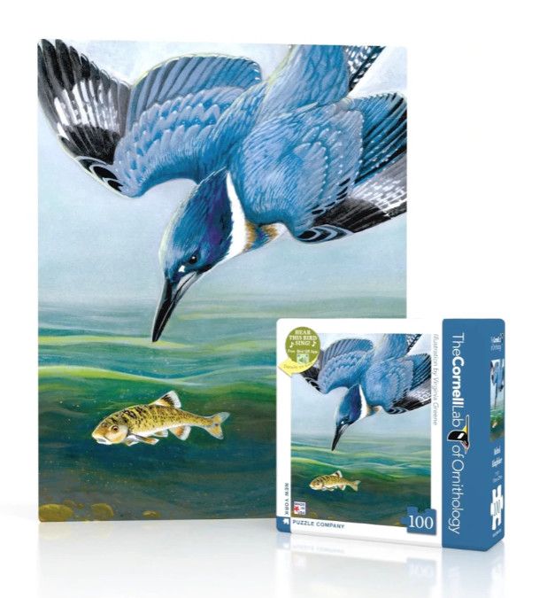 The Cornell Lab Mini Bird Puzzles, Style: Belted Kingfisher