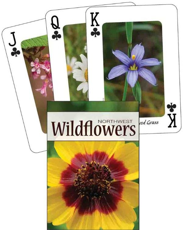 Northwest Wildflowers Playing Cards