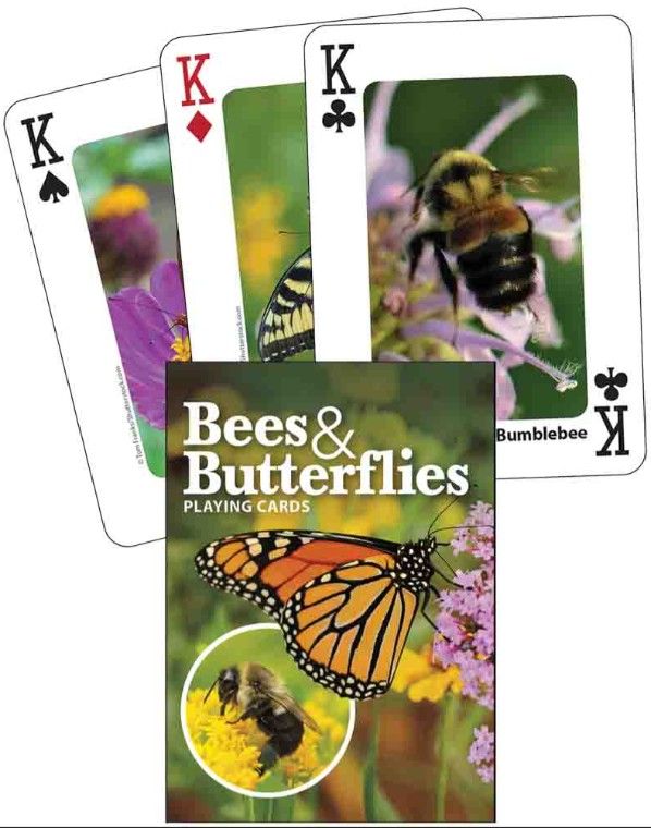 Bees and Butterflies Playing Cards